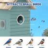 Smart Bird House,Bird Feeder With Camera - Ai Bird Species Identification, 3MP HD Photos, Inside 2.4G-Wi-Fi,1.5In Focus, Blue - Image 6